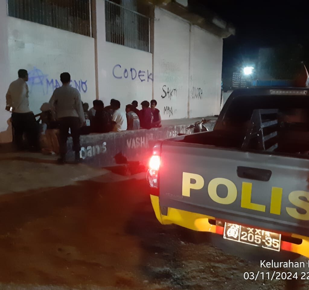 Polsek Asakota Bima Kota Gelar Patroli Rutin Cegah Kriminalitas di Daerah Rawan