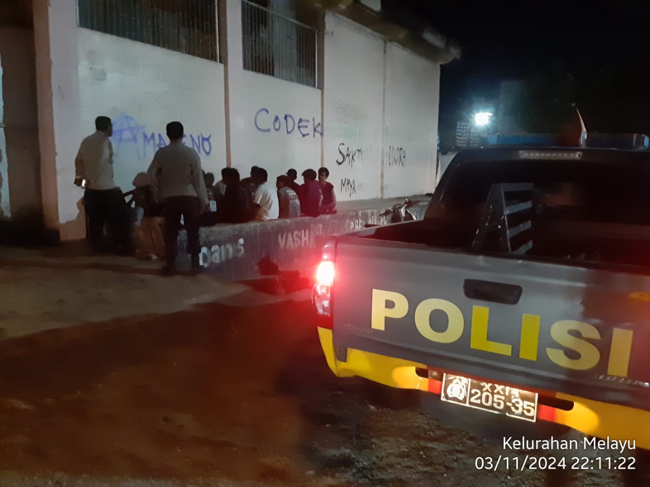Polsek Asakota Bima Kota Gelar Patroli Rutin Cegah Kriminalitas di Daerah Rawan