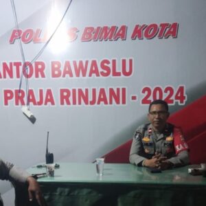 Polres Bima Kota Tingkatkan Pengamanan di Kantor KPU dan Bawaslu