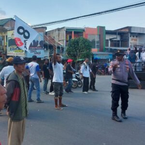 Polsek Bolo Laksanakan Pengamanan Kampanye Pilkada Serentak 2024 di Kecamatan Bolo