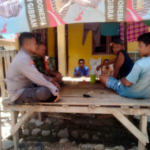 Cooling System, Bhabinkamtibmas Polsek Monta Imbau Warga Binaan Wujudkan Pilkada Sejuk dan Damai