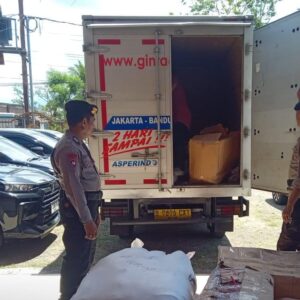 Jelang Pilkada, Satgas Preventif OMP Rinjani Polres Bima Perketat Patroli Pengamanan di Kantor Bawaslu