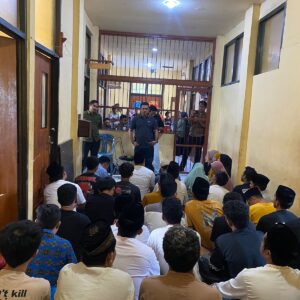 Sat Resnarkoba Polres Bima Kota Lakukan Pembinaan Rohani dan Sosialisasi kepada Tahanan Narkotika