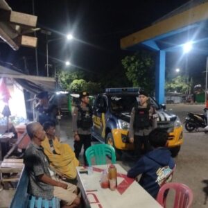 Jaga Kamtibmas Malam Hari, Sat Samapta Polres Bima Kota Intensifkan Patroli di Sejumlah Tempat