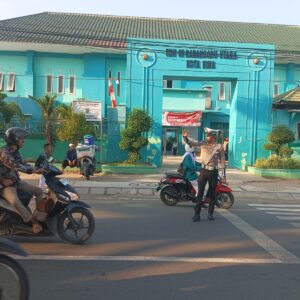 Sat Lantas Polres Bima Kota Antisipasi Kemacetan Melalui Kegiatan Rawan Pagi