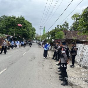 Polres Bima Kota Amankan Kampanye Operasi Mantap Praja Rinjani 2024