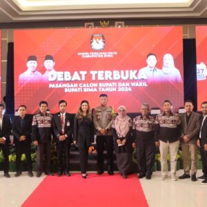 Kapolres Bima AKBP Eko Sutomo S.I.K.,M.I.K., Pimpin Langsung Pengamanan Debat Cabup-Cawabup Kabupaten Bima
