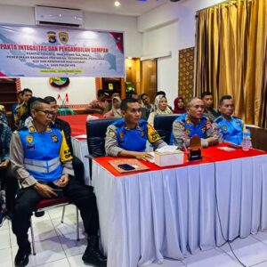 Bag SDM Polres Bima Ikuti Pakta Integritas Bakomsus Polri T.A. 2025 Melalui Virtual