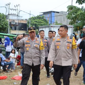 217 Personel Polres Bima Kota Amankan Kampanye Akbar Paslon Pilkada Kota Bima