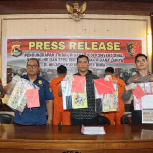 Dukung Asta Cita Program Presiden Prabowo, Polres Bima Ungkap 4 Kasus Judi Online