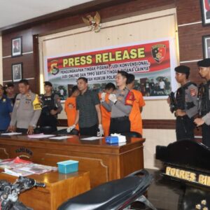 Sat Reskrim Polres Bima Ungkap 2 Kasus 3C dan Amankan 2 Orang Tersangka