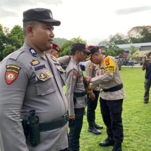 Kapolres Bima Kota Lepas 546 Personel untuk Pengamanan TPS Pilkada Serentak 2024