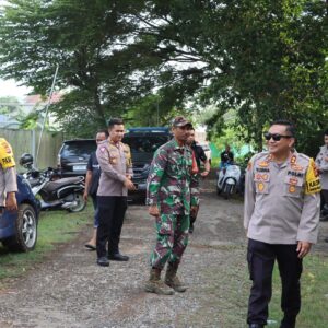 Kapolres Bima Kota Pantau Langsung Pengamanan Rekapitulasi Tingkat PPK Pilkada Kota Bima
