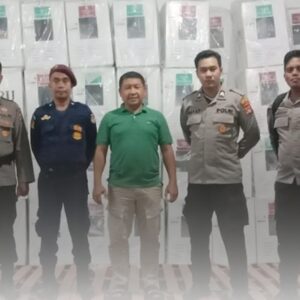 Menuju Tabulasi Tingkat Kota, Polres Bima Kota Perketat Pengamanan di Kantor KPU