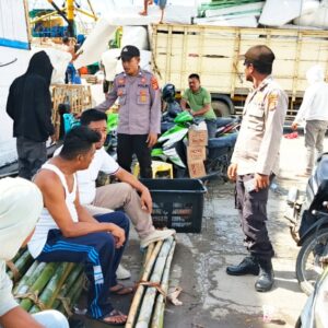 Polsek Kawasan Pelabuhan Laut Bima Gelar Kegiatan Jumat Curhat di Area Pelabuhan