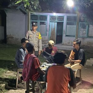 Minimalisir Guankamtibmas di Wilayah Hukumnya Polsek Sanggar Gencarkan Patroli Dialogis Malam Hari