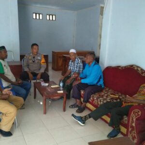 Cooling System Bhabinkamtibmas Polsubsektor Palibelo Ajak Perangkat Desa Jaga Kamtibmas