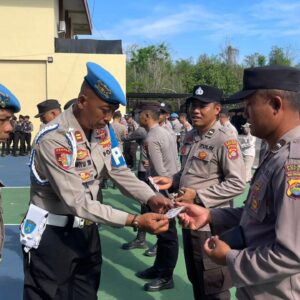 SiPropam Polres Bima Kota Dampingi Subbid Provos Polda NTB Gelar Gaktibplin Personel