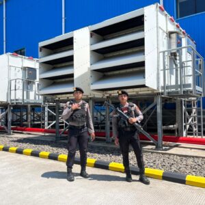 Unit Pamobvit Sat Samapta Polres Bima Kota Amankan Objek Vital PLTMG Bonto Bima