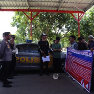 Polres Bima Kota Siap Respon Tuntutan Aliansi Pemuda Soal Maraknya Penebar Hoaks dan Kebencian di Medsos