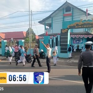 Strong Point Pagi, Wujud Nyata Pelayanan Sat Lantas Polres Bima Kota di Pagi Hari