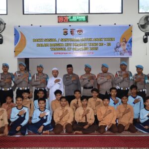 Si Propam Polres Bima Kota Gelar Syukuran dan Santunan Anak Yatim Peringati HUT Propam ke-23